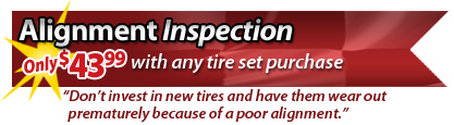 Special Offer: Alignment Inspection $43.99