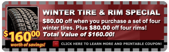 Coupon Offer: Winter Tire & Rim Special